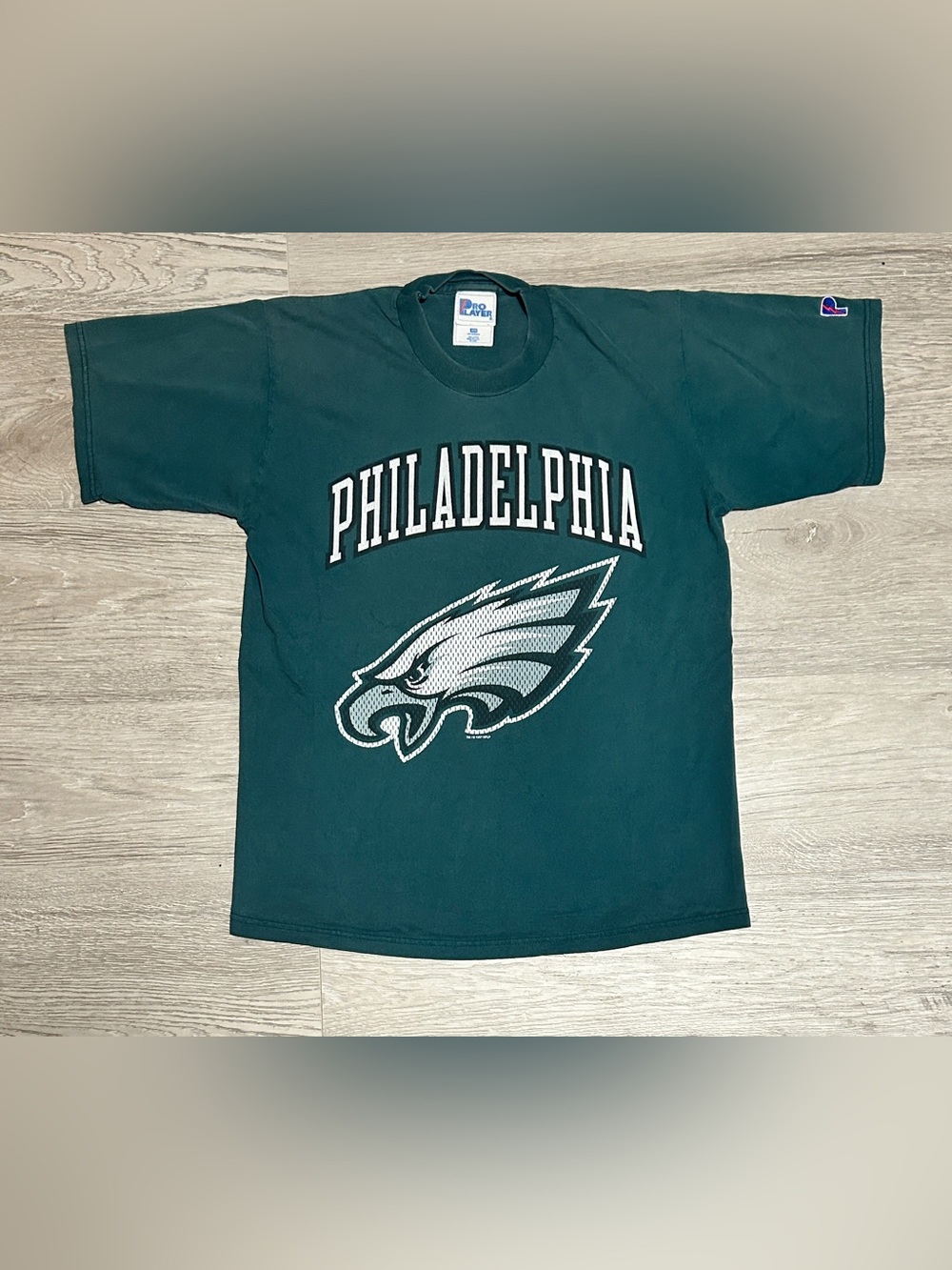 1997 Vintage Pro Player NFL Philadelphia Eagles Men’s T-Shirt - Dark Green